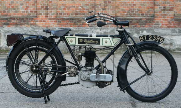 Bradbury 554cc 3½hp SV 1912 -verkauft nach Holland-