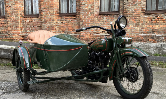 1927 Harley Davidson JD 1200cc IOE Gespann