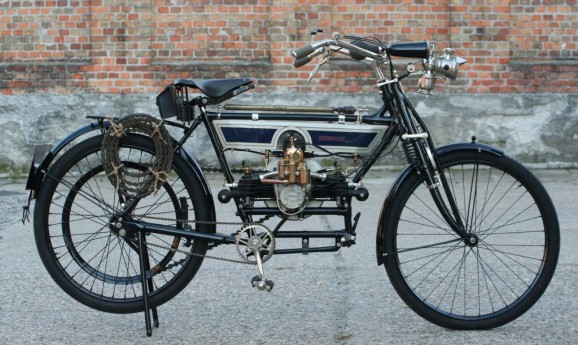 Douglas 347cc Twin 1908 -verkauft nach Deutschland-